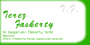 terez faskerty business card
