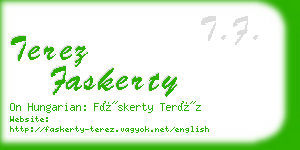 terez faskerty business card